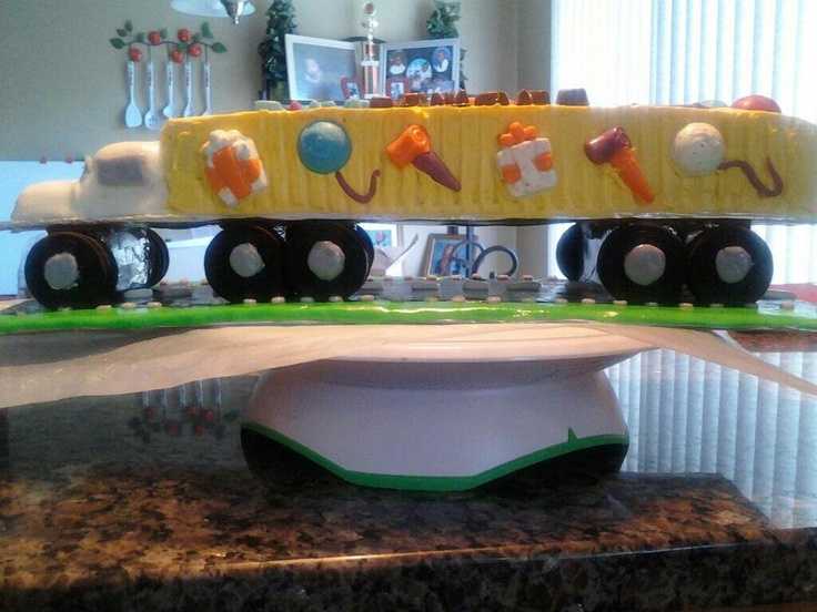 Big Truck Driver Birthday Cake Big Truck Driver Birthday Cake