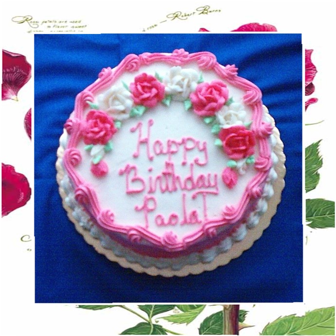 9 Girl Birthday Cakes Frosting Photo Birthday Cakes With