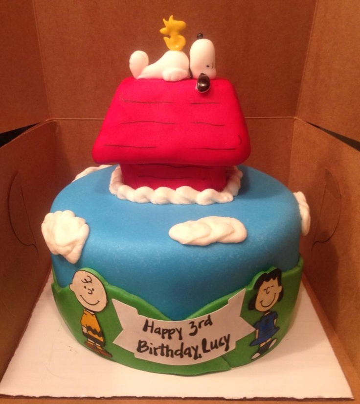 Charlie Brown and Snoopy Cake Charlie Brown and Snoopy Cake
