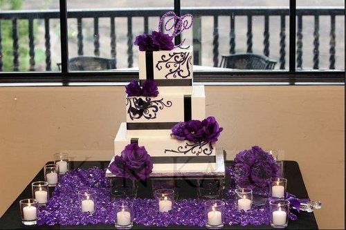 Dark Purple Wedding Cake Wedding Cake Flavors