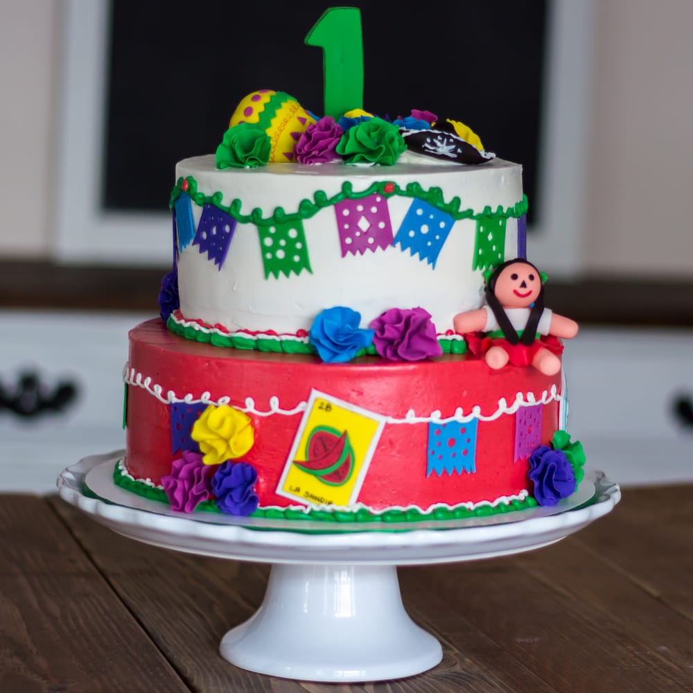 Fiesta Birthday Cake