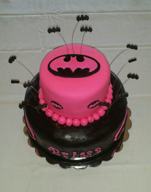 Girly Batman Cake Girly Batman Cake