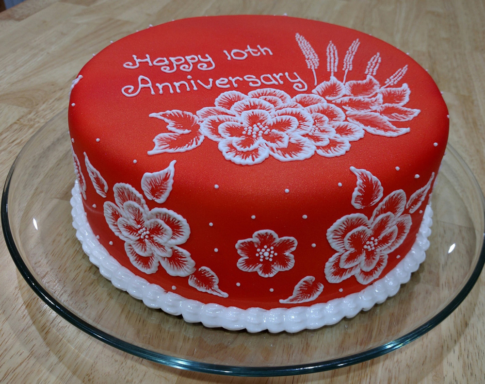 7 Cakes By Anniversary Year Photo Happy Wedding Anniversary