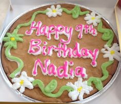 Happy Birthday Cookie Cakes Happy Birthday Cookie Cakes