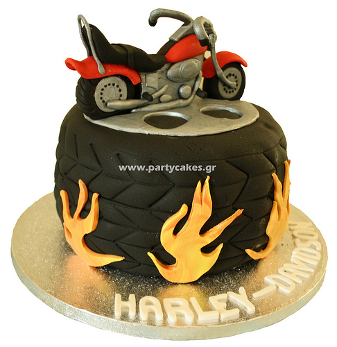 Harley-Davidson Motorcycle Birthday Cake Harley-Davidson Motorcycle Birthday Cake