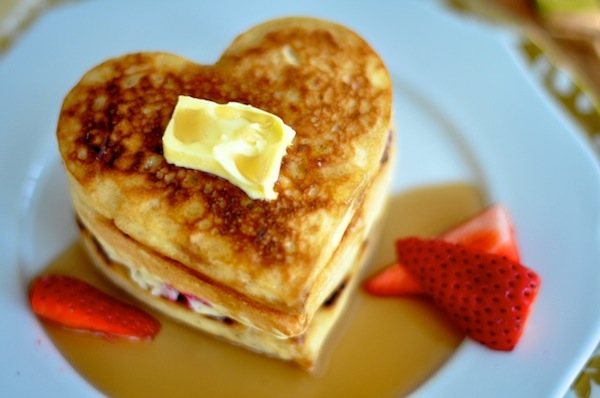 Heart Shaped Pancakes Heart Shaped Pancakes