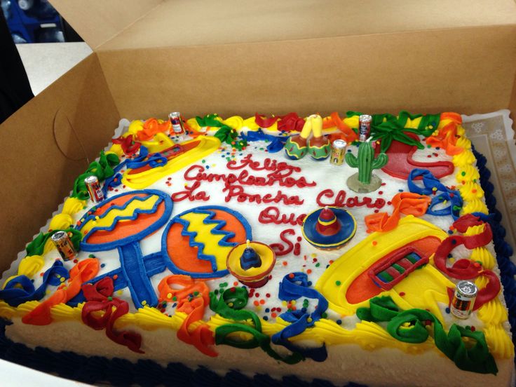 Mexican Fiesta Birthday Cake Mexican Fiesta Birthday Cake