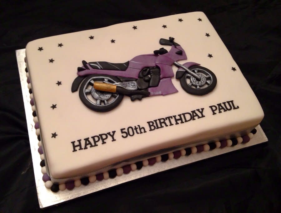 Motorcycle Birthday Cake Motorcycle Birthday Cake