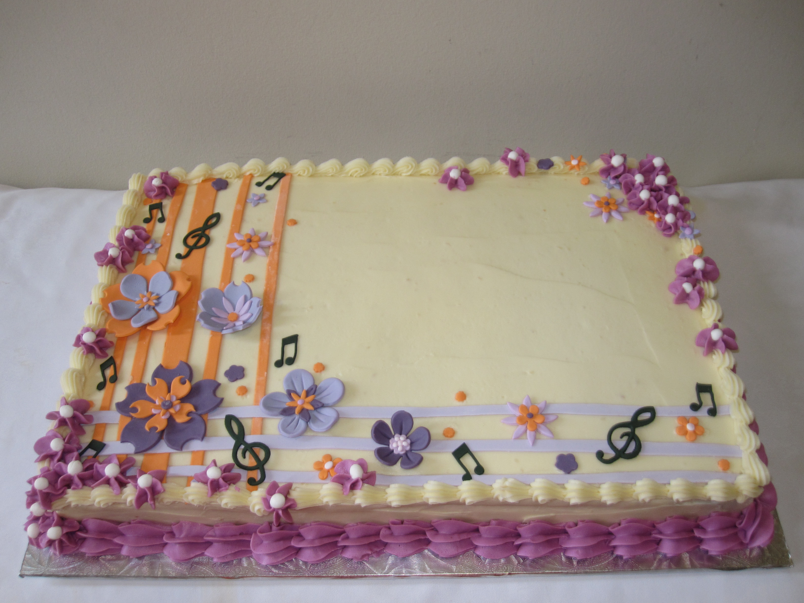 Music Sheet Cake Music Sheet Cake