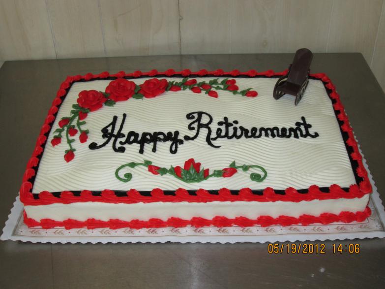 Retirement Cake Retirement Cake