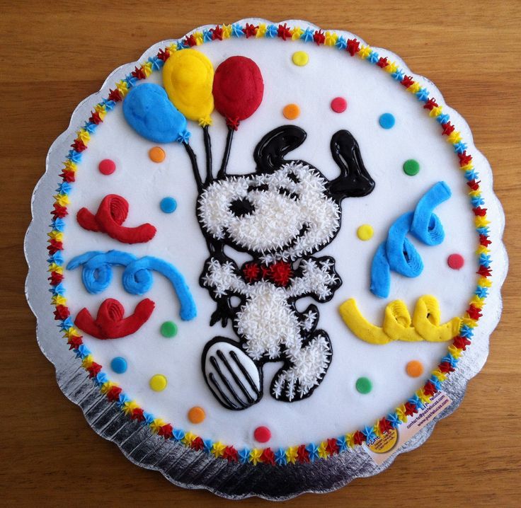 Snoopy Birthday Cake Snoopy Birthday Cake
