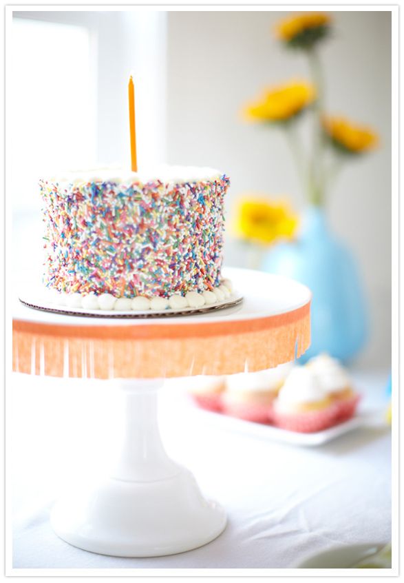 Sprinkles Birthday Party Cake