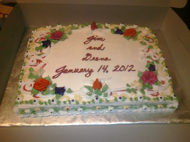 Wedding Sheet Cake Wedding Sheet Cake