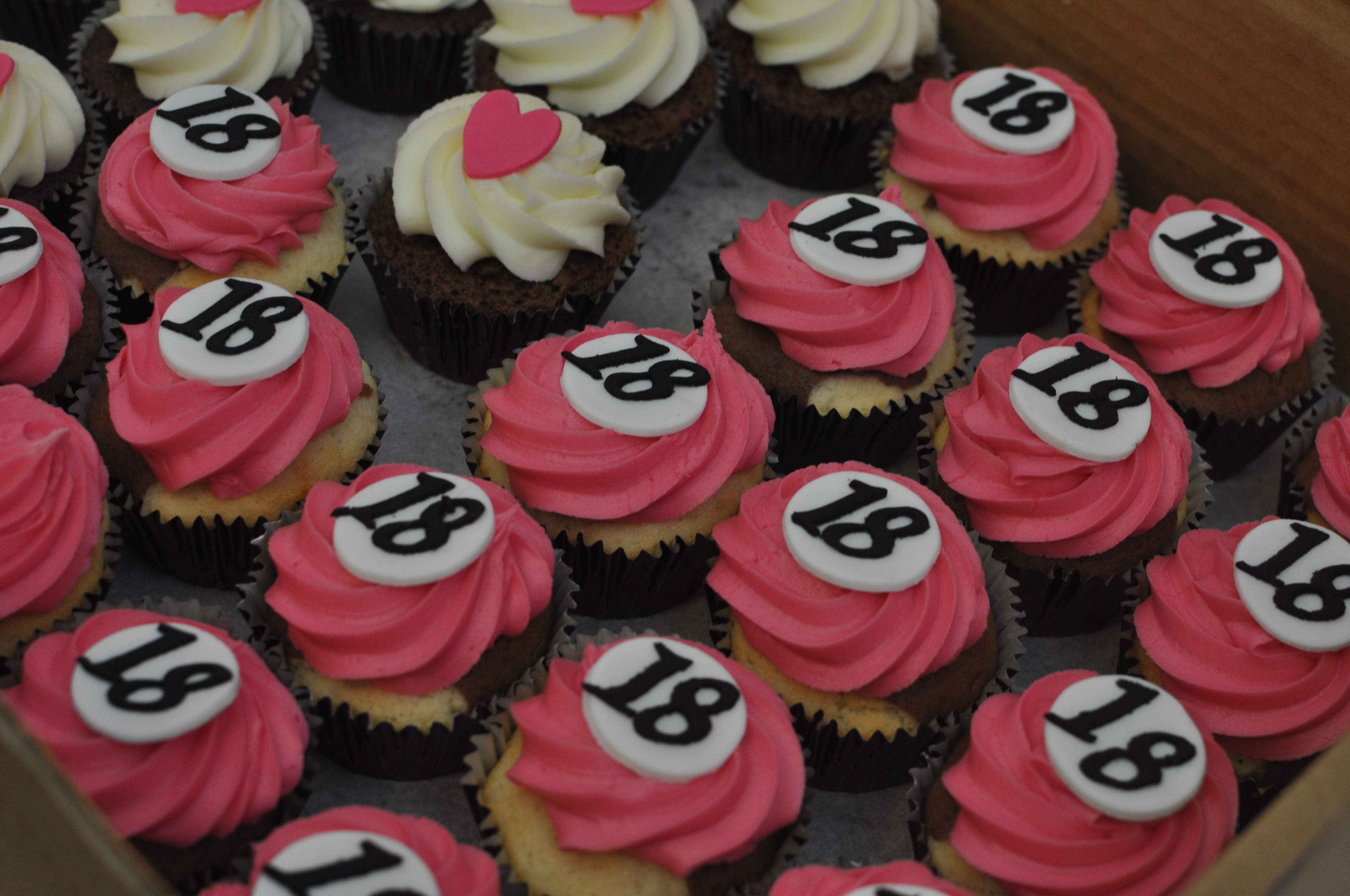 18th Birthday Cupcakes