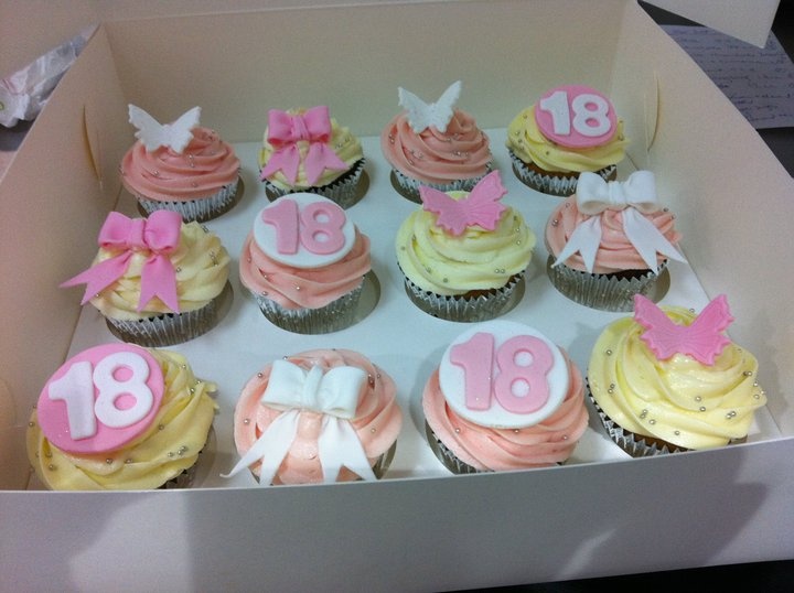 18th Birthday Cupcakes