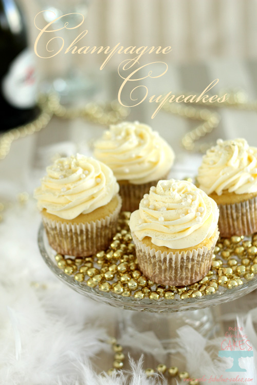 9 Birthday Cupcakes And Champagne Photo Champagne Cupcake Happy