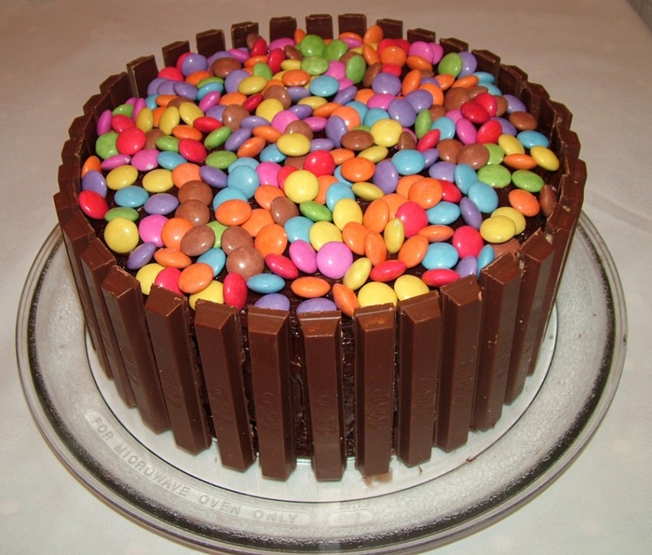 Chocolate Kit Kat Birthday Cake