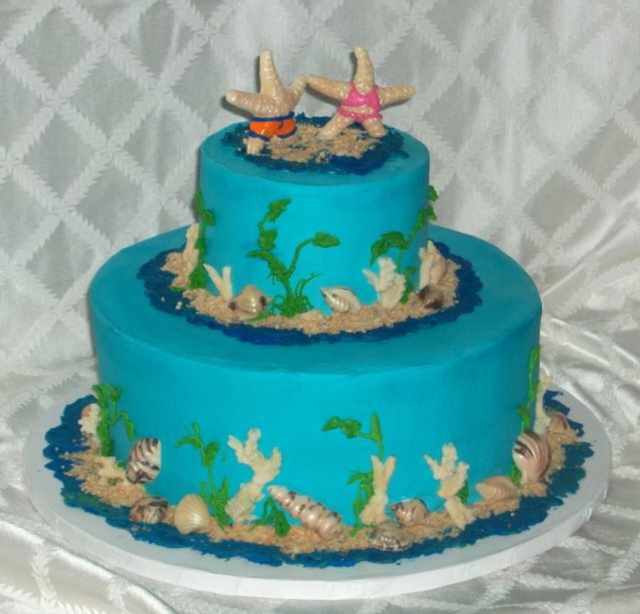 Co Ed Wedding Shower Cake