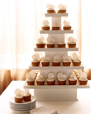 Cupcake Wedding Cake Display