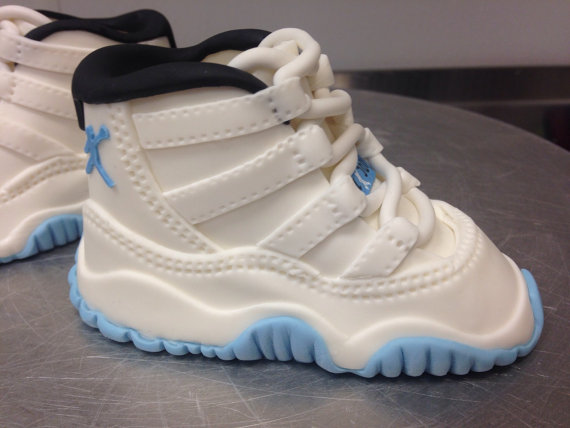 Jordan Baby Sneakers Fondant Template Printable Jordan Baby Sneakers Fondant Template Printable