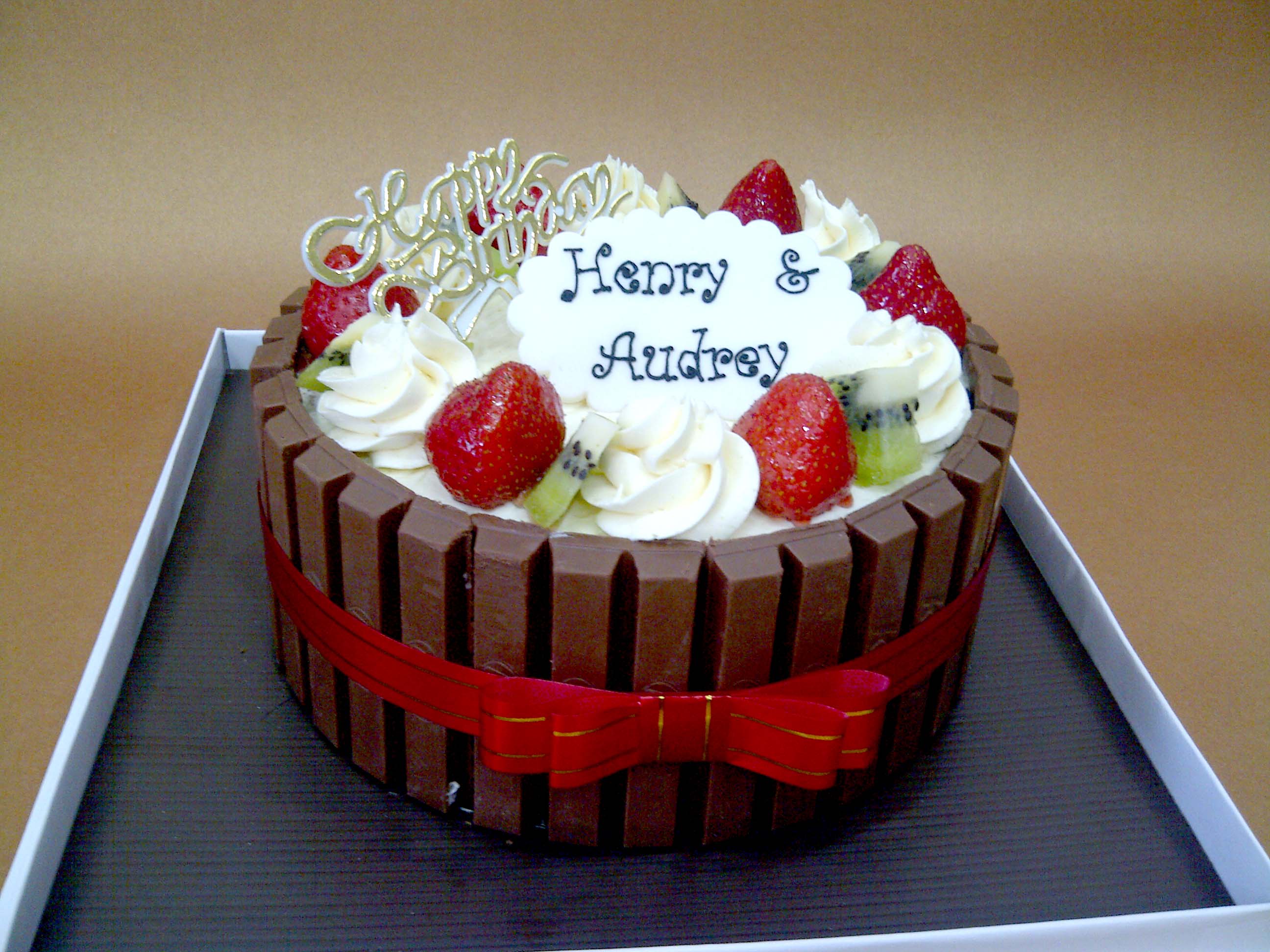 Kit Kat Birthday Cake