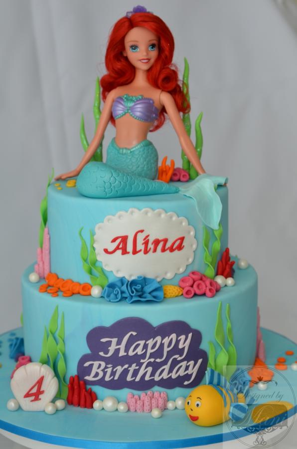 Mermaid Birthday Cake Mermaid Birthday Cake
