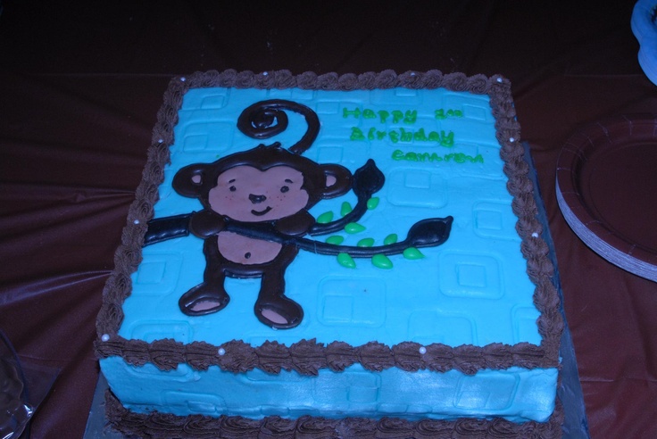 Monkey Boy Baby Shower Cake Monkey Boy Baby Shower Cake