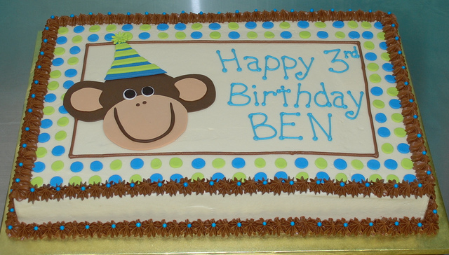 Monkey Boy Birthday Sheet Cakes Monkey Boy Birthday Sheet Cakes