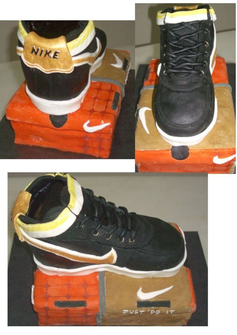 Nike Shoe Box Cake Nike Shoe Box Cake