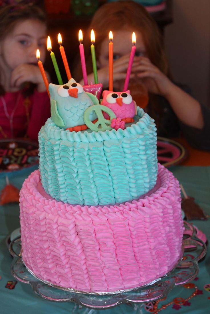 Owl Birthday Cake Owl Birthday Cake