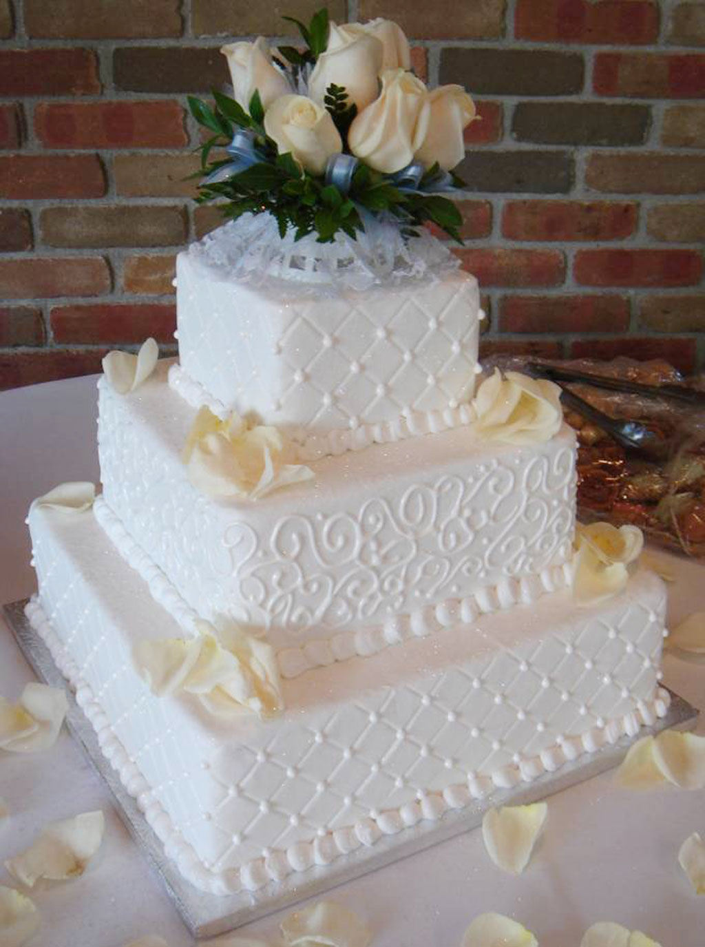 8 Icing Designs For Wedding Cakes Photo Buttercream Frosting