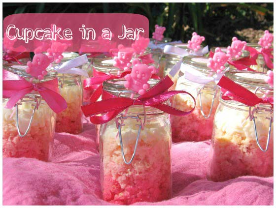 Baby Shower Cupcake Jars Baby Shower Cupcake Jars