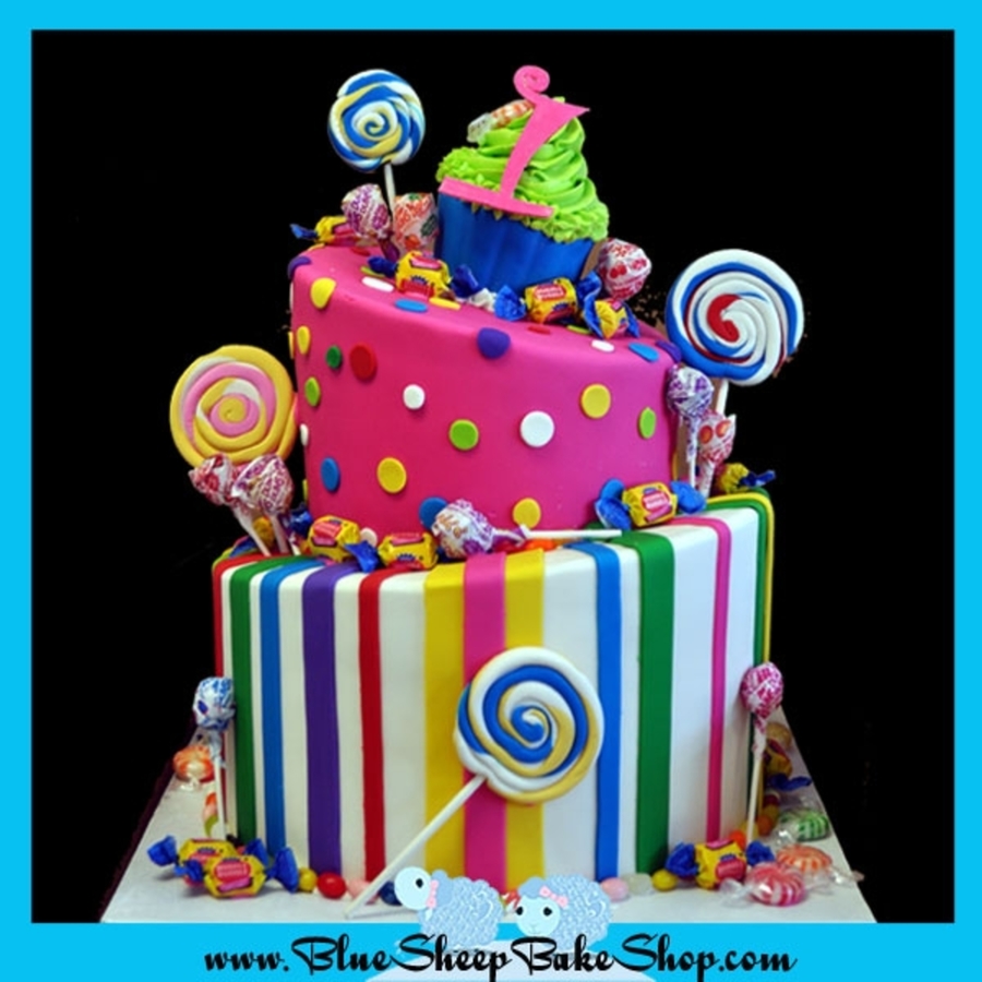 Candy Land Birthday Cake Candy Land Birthday Cake