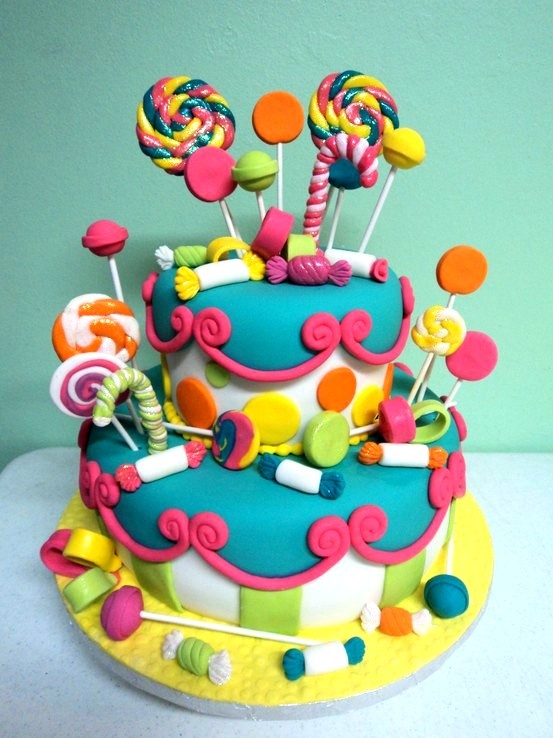 Candyland Birthday Cake Candyland Birthday Cake