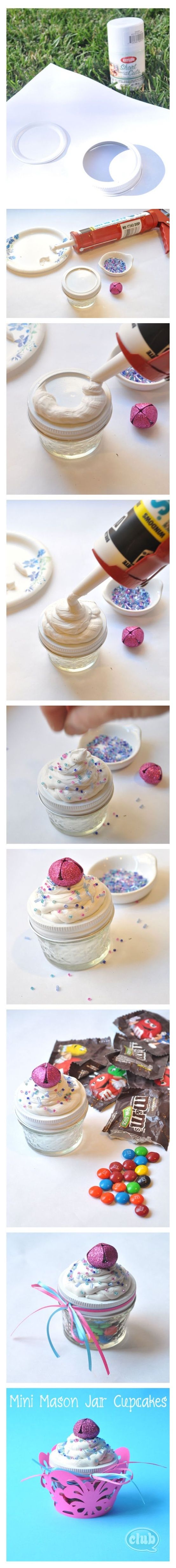 DIY Mason Jar Cupcakes DIY Mason Jar Cupcakes