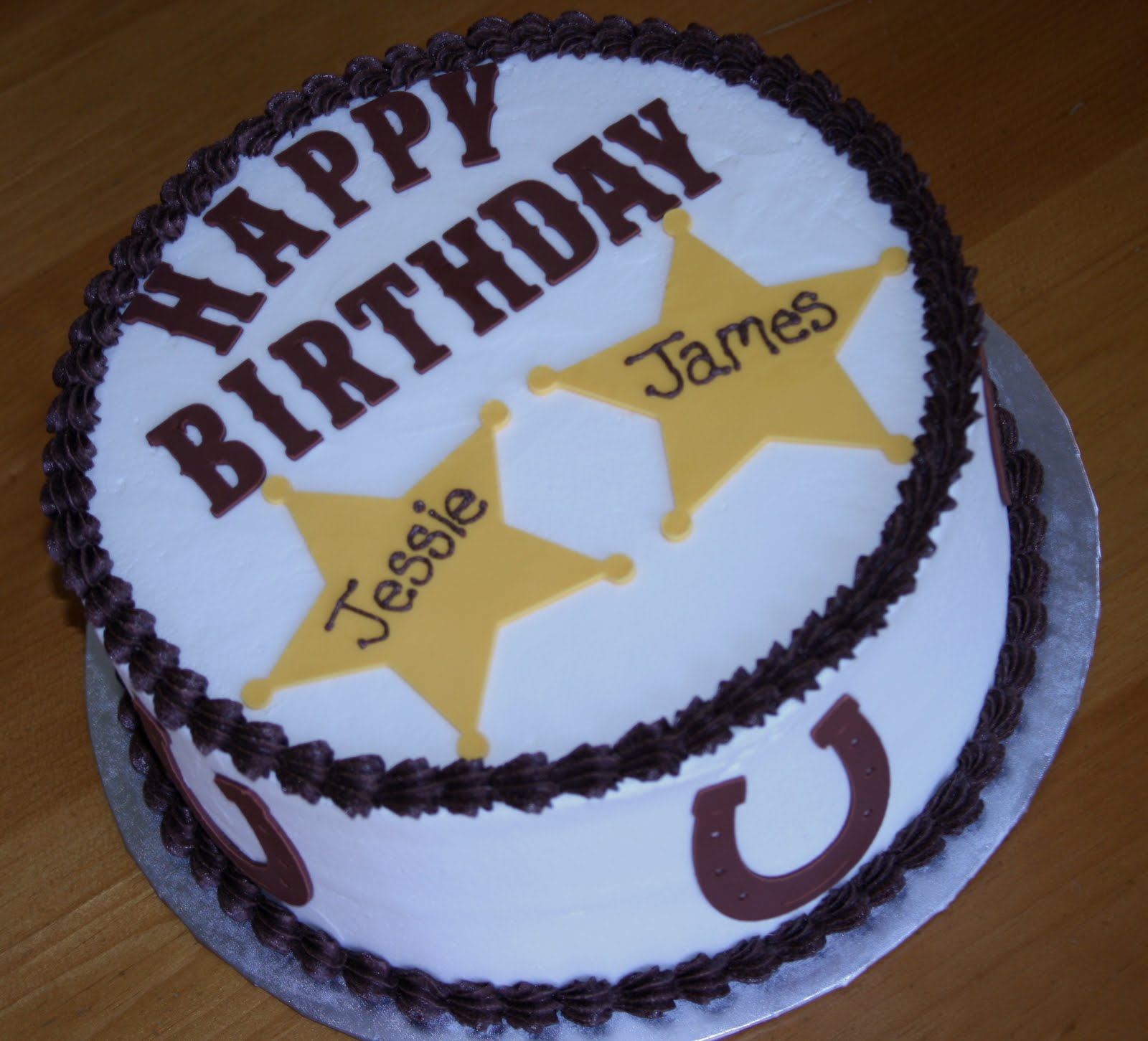 Happy Birthday Cake Twin Boys