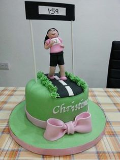 Marathon Runner Birthday Cake Marathon Runner Birthday Cake