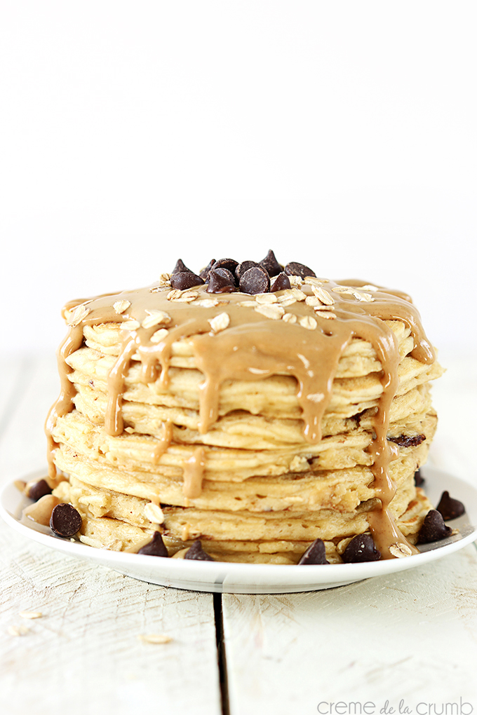 Peanut Butter Chocolate Chip Pancakes Peanut Butter Chocolate Chip Pancakes