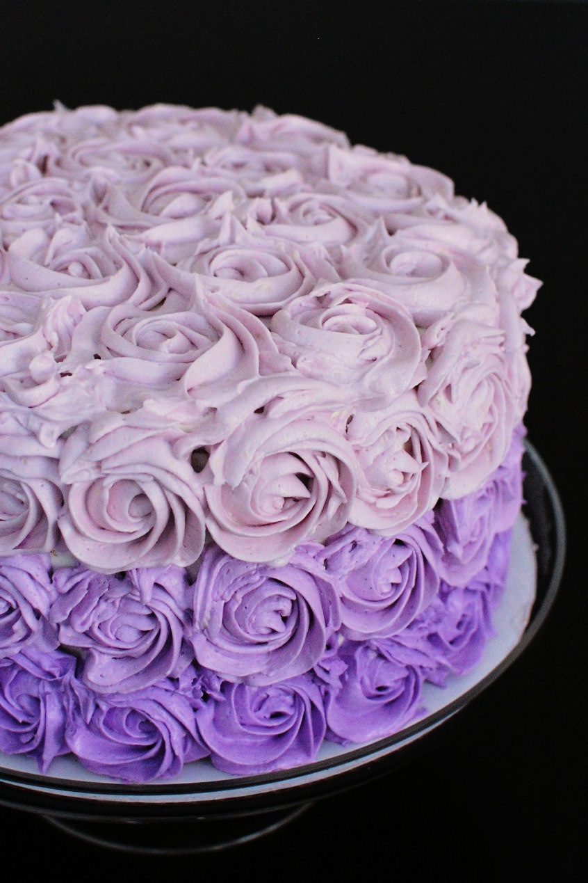 Purple Ombre Cake Purple Ombre Cake
