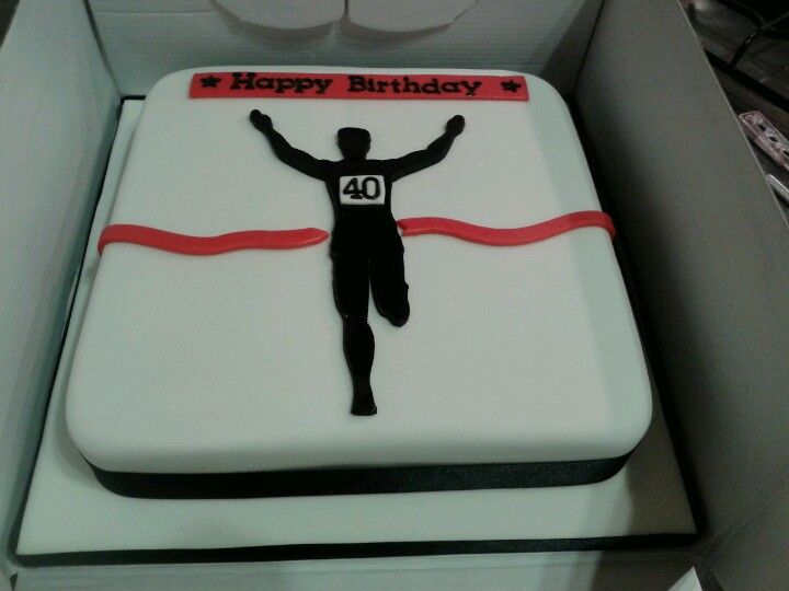 Running Birthday Cake Running Birthday Cake