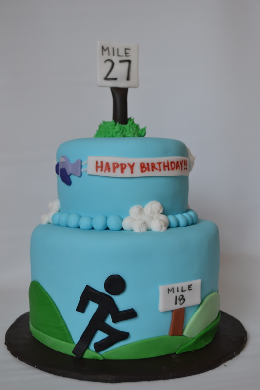 Running Birthday Cake Running Birthday Cake