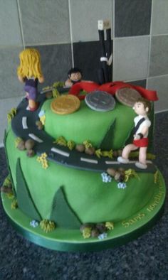 Running Birthday Cake Running Birthday Cake
