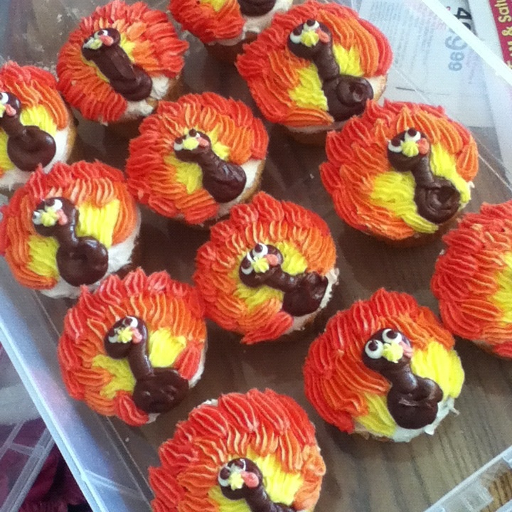 Thanksgiving Day Cupcakes Thanksgiving Day Cupcakes