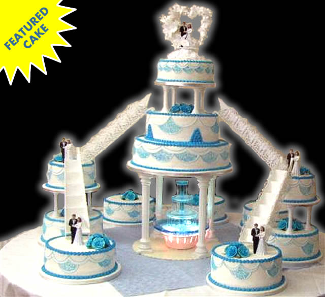 10 Square Stair Tier Wedding Cakes Photo Elegant 4 Tier Square