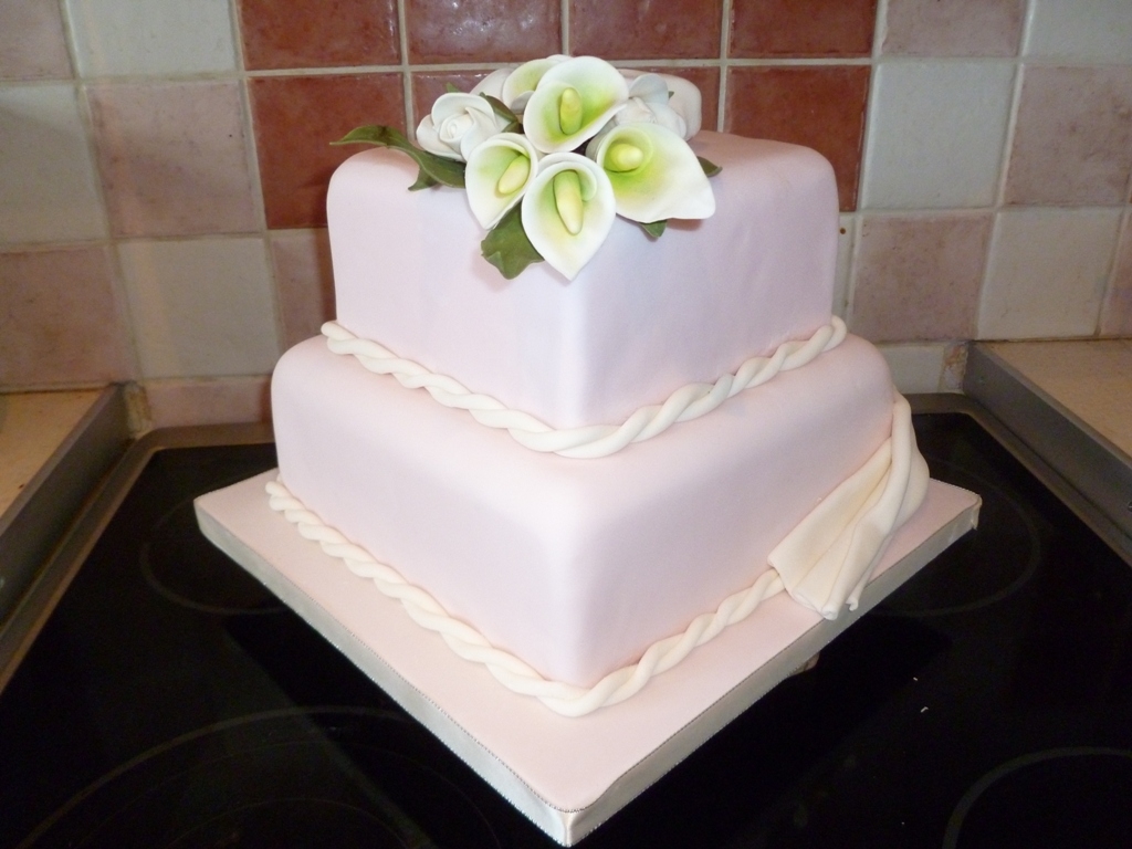 2 Tier Square Wedding Cake 2 Tier Square Wedding Cake