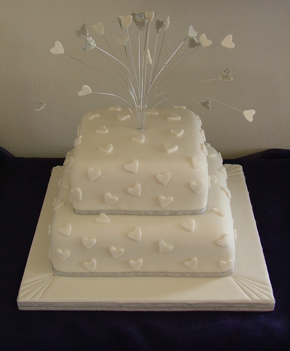 2 Tier Square Wedding Cake 2 Tier Square Wedding Cake
