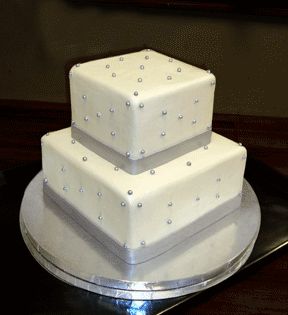 2 Tier Square Wedding Cake 2 Tier Square Wedding Cake