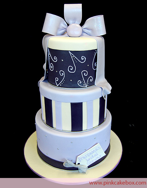Baby Shower Gift Box Stacked Cake Baby Shower Gift Box Stacked Cake