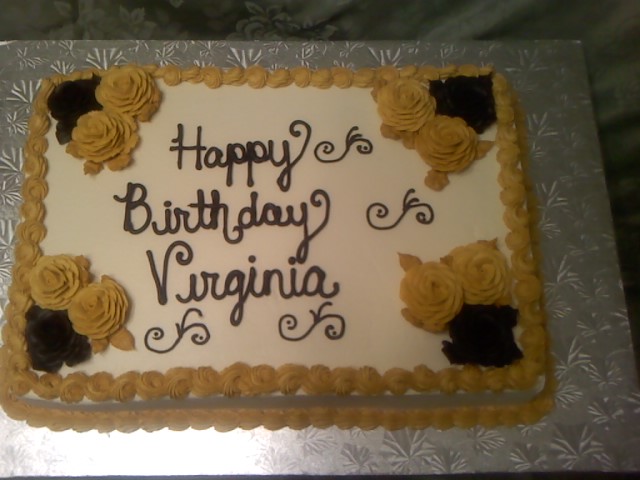 Black and Gold Sheets Cakes Black and Gold Sheets Cakes