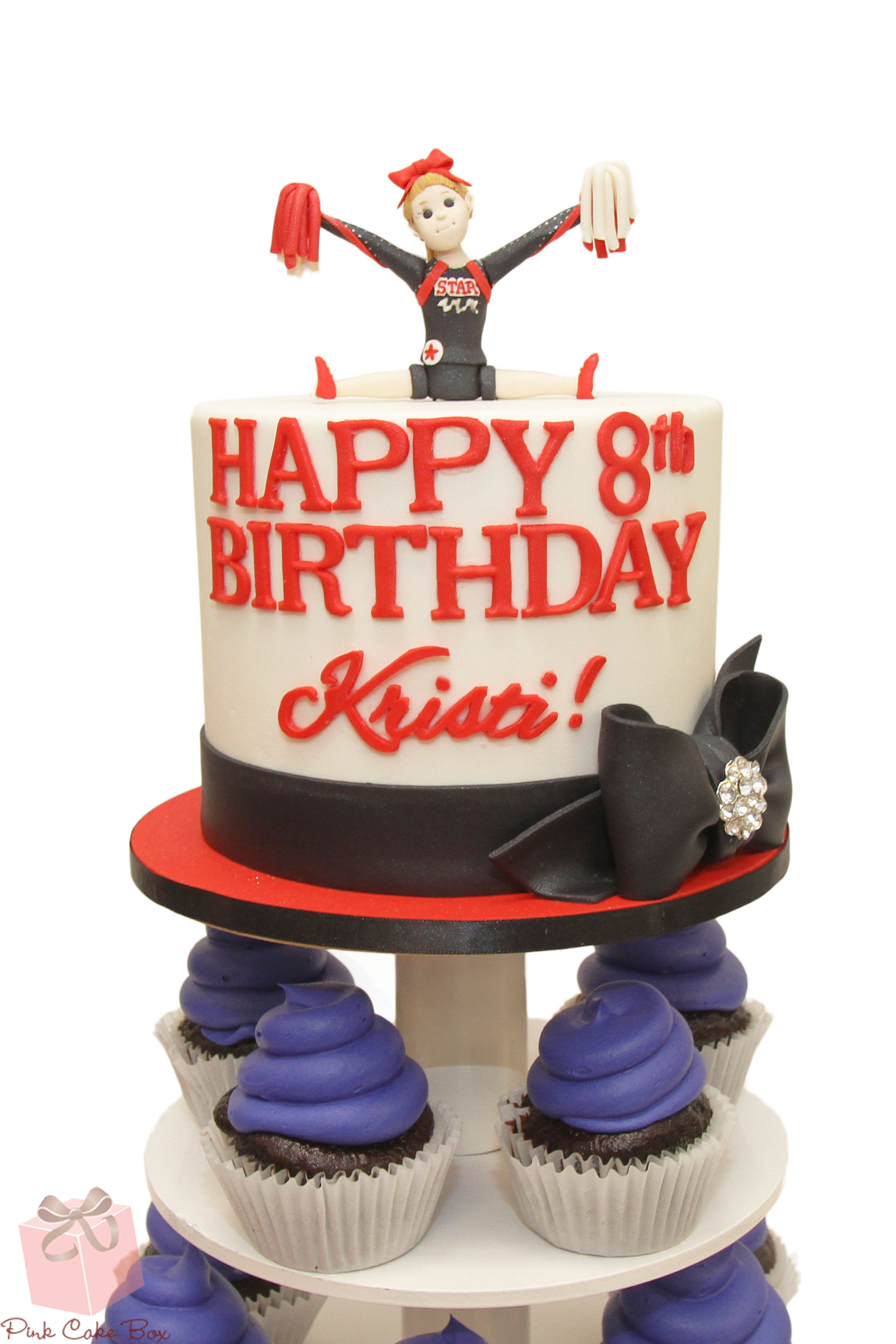 10 Cheerleader Inspired Cakes Photo Cheerleading Cake Cheerleader Birthday Cake Topper